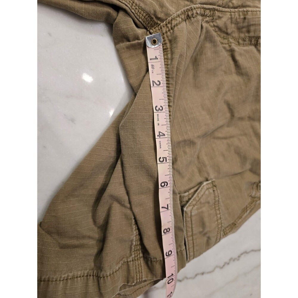 Lot of 2 Carhartt Ripstop Mens Size 38 Shorts Gray and Khaki Relaxed Fit Outdoor - Picture 6 of 11